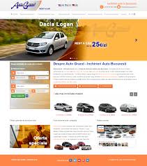 Noul Site Al Firmei De Rent A Car Auto Grand Grands Auto Web Design