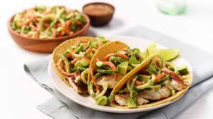 Voted #1 fish tacos in california by usa today's readers' poll best of 2018. Jerk Tilapia Fish Tacos With Zoodle Slaw American Heart Association Recipes