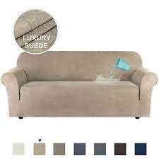Kindly shopping more luxury sofa slipcovers in flamingo p shop, make fun with your kids and pets. Water Repellent Stretch Suede Sofa Covers Couch Covers Slip Covers Soft Non Slip Ebay