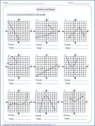 Domain And Range Interval Notation Worksheet With Answers Promotiontablecovers