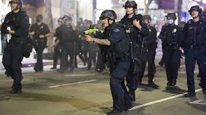 Is gray paint going out of style 2020 woman hitting police. Police Break Rules In Shooting Protesters With Rubber Bullets