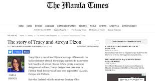 Jump to navigation jump to search. 2018 The Manila Times Amp Quot The Story Of Tracy And Atreyu Dizon Amp Quot May By Tracy Dizon Linkedin