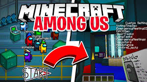 Among Us Minecraft Custom Texture Pack Map Download Free Among Us Youtube