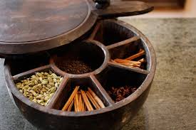I Need One Of These For My Moring Chai Indian Spice Box Indian Kitchen Indian Kitchen Design Ideas