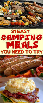 21 Easy Camping Meals For Large Groups Thesavvylyfe Large Group Meals Easy Camping Meals Meals