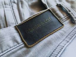 Engraved Dark Brown Leather Label Leather Label Mockup Clothing Mockup