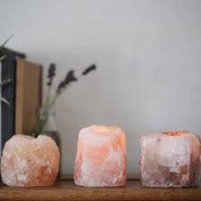 Handmade candleholder himalayan round crystal rock salt votive candle holder. Himalayan Rock Salt Candle Holder Homeware Lisa Angel