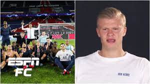 Mbappe is on the cusp of clinching his dream move to the spanish giants, prompting psg boss mauricio pochettino to turn to haaland at borussia dortmund. Erling Haaland Thanks Psg For Mocking Celebration In Dortmund S Champions League Loss Espn Fc Youtube