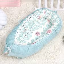 80cm 50cm Baby Nest Bed Crib Portable Removable And Washable Crib Travel Bed For Children Infant Kids Cotton Cradle Baby Nest Bed Kid Beds Cheap Baby Cribs