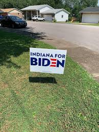 Indiana For Biden Yard Sign In 2020 Indiana Chicago Cubs Logo Racial Justice