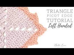 Youtube Crochet Edging Crochet Edging Pattern Left Handed Crochet