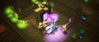 They are only found in ancient hunts; Minecraft Dungeons Detallada La Funcion Ancient Hunts Nintenderos Nintendo Switch Switch Lite