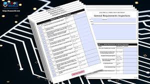 Full body harness inspection form. Electrical Inspection Checklists