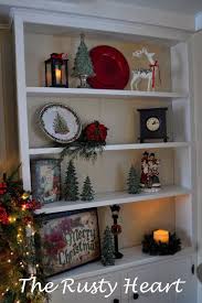 Rusty Heart Designs Christmas Bookshelf Christmas Deco Christmas Home