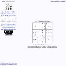 A free game, sudoku online, is dedicated to the lovers of puzzles. Web Sudoku Pearltrees