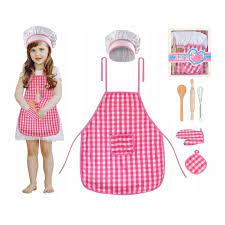 ProCart® Gyerek szakácskészlet, kötény és főző készlet, 8 db