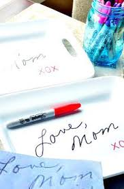 Diy Transfer Handwriting To A Plate Gift Idea Handwriting Gifts Memory Crafts Diy Gifts