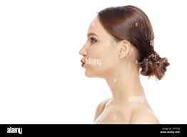 Giving a kiss hi-res stock photography and images