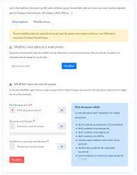 Oct 19, 2020 · l'administration peut proposer de modifier un élément substantiel du contrat d'un agent contractuel recruté pour répondre à un besoin permanent. Je Souhaite Modifier L Adresse E Mail Personnelle Associee A Mon Compte Ecampus Support Campus Numerique