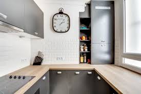 Die küche mit kochinsel verfügt über einen separaten arbeitsbereich. Kleine Kuche Ideen Fur Die Gestaltung Kleine Kuche Kuche Kuche Schwarz