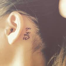 Tattoos have also been used for identification in other ways. Initials Tattoo Behind Ear Novocom Top