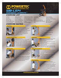 powertec levergym workout chart best picture of chart