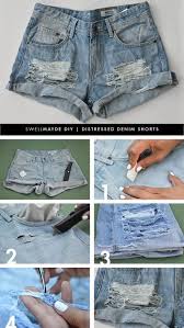 8 Astuces Pour Donner Une Nouvelle Vie A Votre Jean Shorts Diy Diy Mode Jean Diy