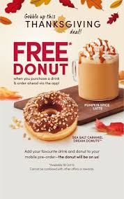 Complete nutrition information for apple fritter donut from tim hortons canada including calories, weight watchers points, ingredients and allergens. Tim Hortons Offers Free Donut For Thanksgiving With Mobile Orders Iphone In Canada Blog