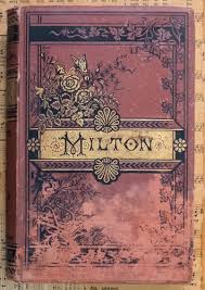 The Poetical Works Of John Milton Excelsior Edition Circa Etsy Antique Books Book Cover Page John Milton