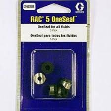 243281 Graco Rac 5 One Seal Airless Tip Seals 5 Pack