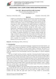 Main source:google.com.all the content pdf link(s) is/are obtained from googlesearch for the purpose of education & teaching intention. Pdf Increasing Toefl Score Using Mind Mapping Method