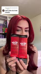 Respuesta a @✨Tifany✨ si tienen dudas si probar el rojo o no háganlo vale  la pena💗 #redhair #hicolormagenta #loreal #cabello #dyinghair  #pintarcabello