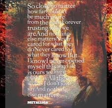 Metallica is an american heavy metal band. Metallica Nothing Else Matters Music Videos Metallica Nothing Else Matters