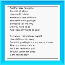 Part Of Michael Jackson S Song You Are Not Alone Songs Someone Told Me Do Love