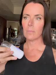 Had a rough night’s sleep last night. With all of the weather changes and  family gatherings, it seems my sinuses are a little inflamed. I bought this  little facial mister for this very thing