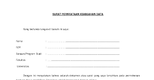 Contoh surat keabsahan dokumen import barang dibuat untuk memenuhi prosedur import custom clearance di indonesia di sertai juga surat. Contoh Surat Pernyataan Keabsahan Data Terbaru Saat Ini
