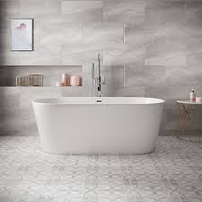 Shop wayfair for all the best patterned floor tiles & wall tiles. Perla Grey Patterned Ceramic Wall Floor Tile Pack Of 11 L 300mm W 300mm Diy At B Q