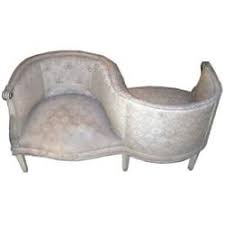 Pair Antique Tete A Tete Confidante Sofas 1751008 Antiques Funky Chairs Modern Vintage Art