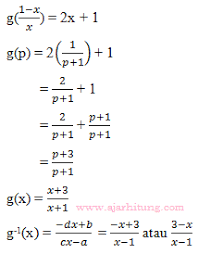 Cara mudah mencari fog dan gof pada fungsi komposisi cara mencari f x jika diketahui g x dan fog x dengan contoh soal cerita yang penyelesaiannya menggunakan fungsi. Contoh Soal Dan Pembahasan Tentang Fungsi Komposisi Dan Invers Ajar Hitung