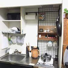 kitchen ダイソー 100均 ワンルーム diy 一人暮らし などのインテリア実例 2017 11 12 13 24 19 homeremodelingtips 狭いキッチン レイアウト ワンルーム キッチン キッチンレイアウト