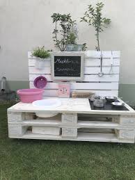 Matschkuche Gartenprojekte Mit Holzpaletten Kinderspielzeug Garten Palette Kinder