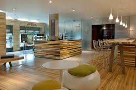Qi Wellness Center Lobby By Manada Architecture Studio Fitness Center Design Wellness Center Commercial Interior Design