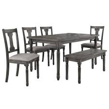 Opens in a new tab. Gray Dining Room Sets Kitchen Dining Room Furniture The Home Depot