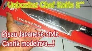Sleek contemporary design for the modern kitchen decor. Unboxing Chef Knife Pisau Dapur Schulte Ufer 8 Inch Model Jepang Youtube