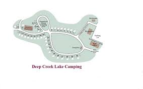 The park features water activities, camping facilities, and recreational trails and is located about 18 miles. Facility Deep Creek Campground Information