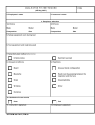 Some service providers may call this a 'certificate'. Ae Form 385 7a R Download Fillable Pdf Or Fill Online Qualitative Fit Test Record Templateroller