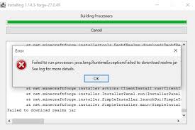 At the moment minecraft realms does not support mods, but it does have a solid amount of . 1 14 3 Forge 27 0 43 Failure To Download Realms Jar Support Bug Reports Forge Forums