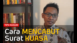 Biasanya surat kuasa ini berkaitan dengan pengambilan sebuah barang, misalnya. Cara Mencabut Surat Kuasa Youtube