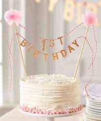 Think about the backdrop, but in simple terms. Geschenk Geburt Top The 1st Birthday Cake With This Gorgeous Pink Topper Birthday 1st Birthday Cake Topper First Birthday Cake Topper Birthday Cake Toppers