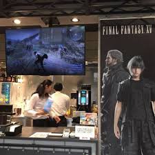 The cafe is near the station and when i got near there, there were a lot of people. Honey S Anime Hot Spot Square Enix Cafe Akihabara